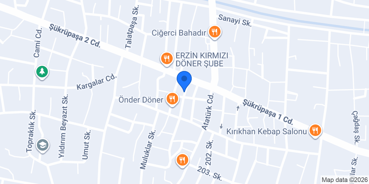 Özer erkek kuaförü. konumu