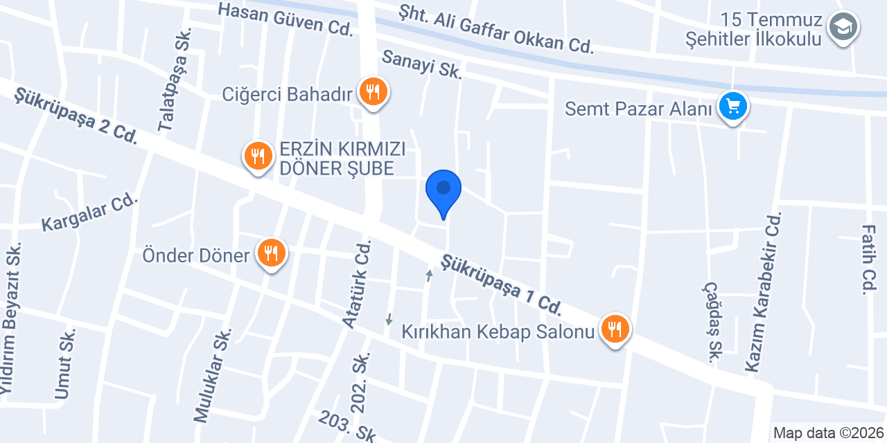 KamilKoç Erzin konumu