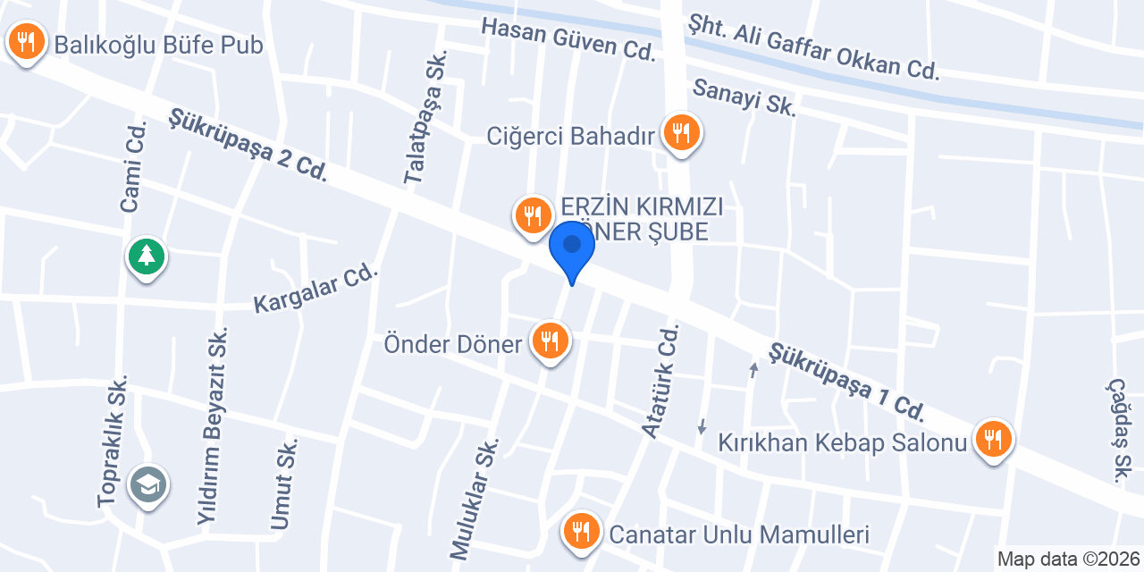 erzin taksi konumu
