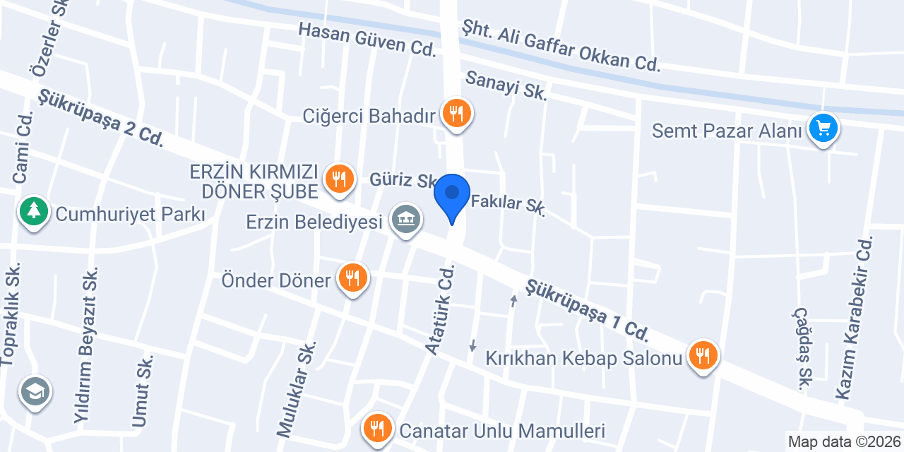 Hayrullah Tınaz Sigorta konumu