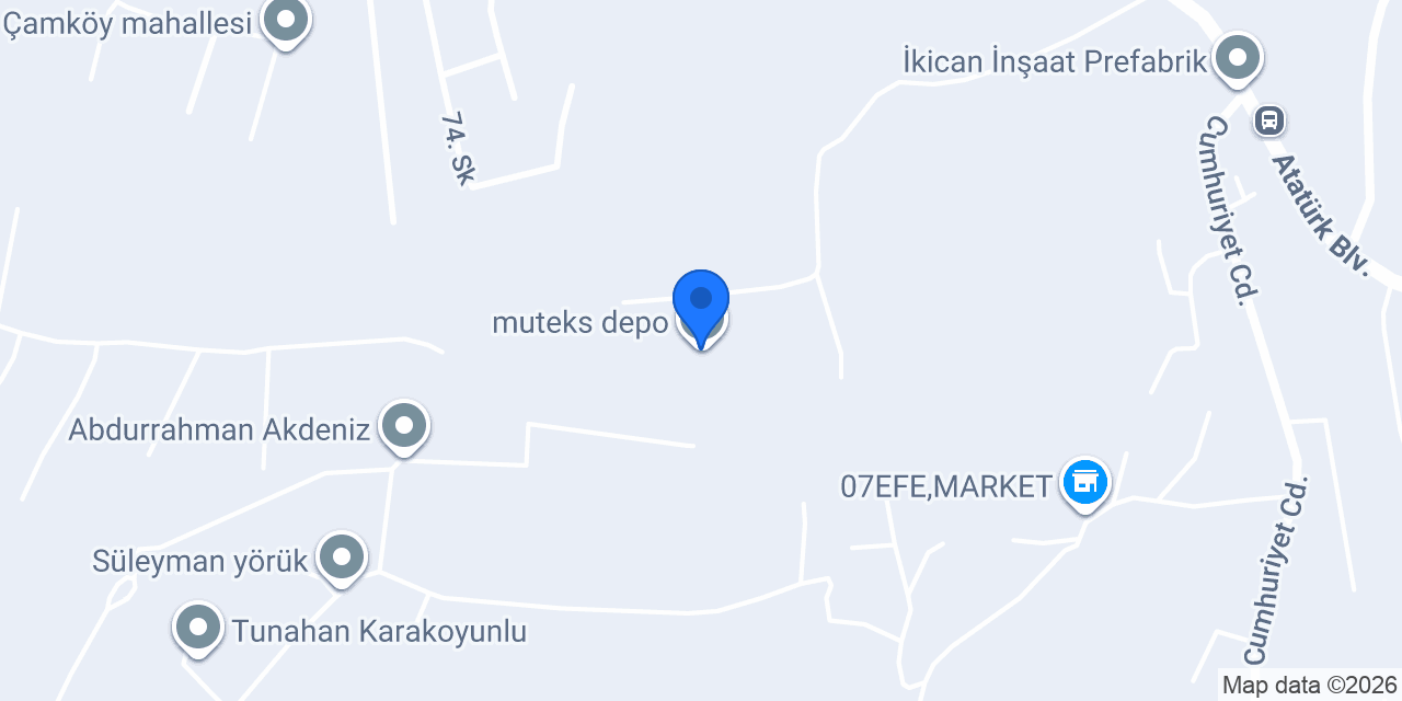 muteks depo konumu