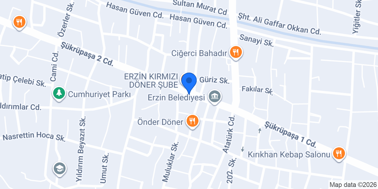 Defne Patisserie konumu