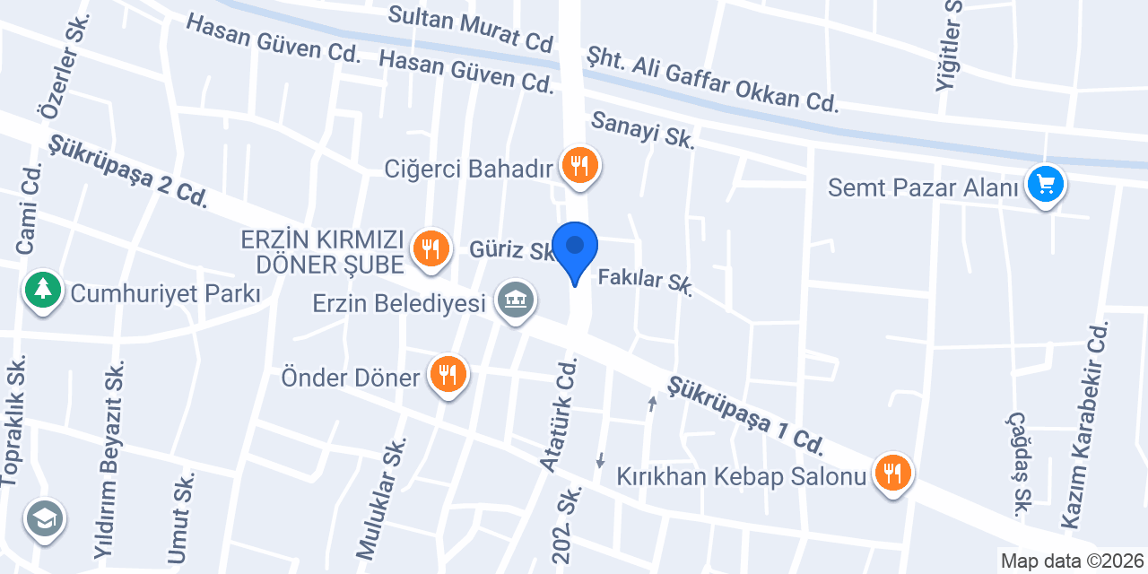 Özcan Döner Kebap Salonu konumu