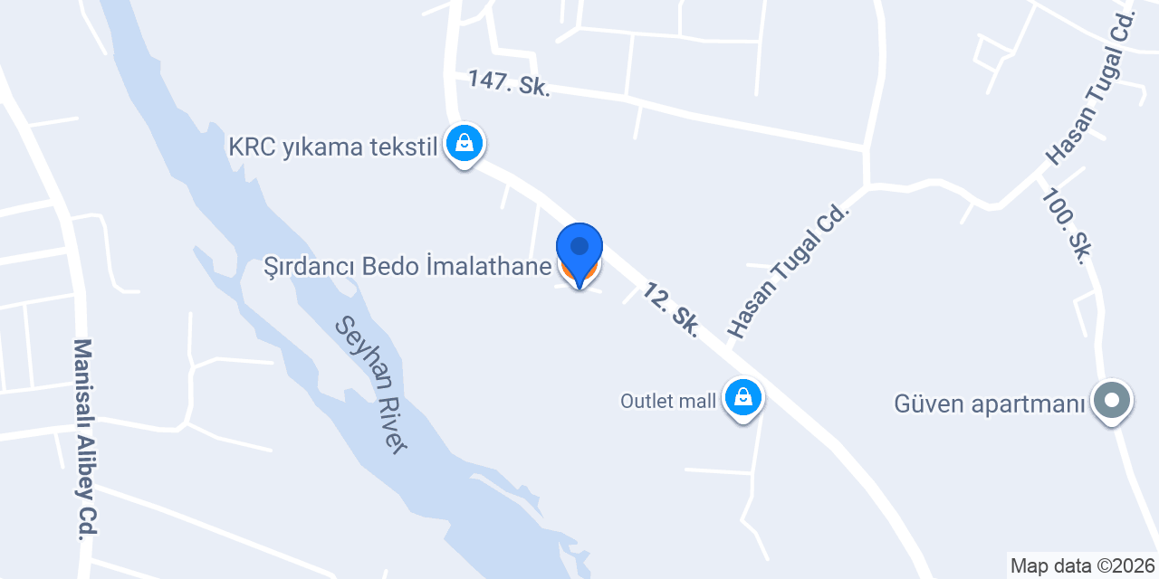 Şırdancı Bedo İmalathane konumu
