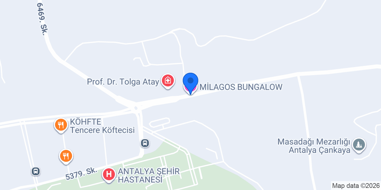 MİLAGOS BUNGALOW konumu