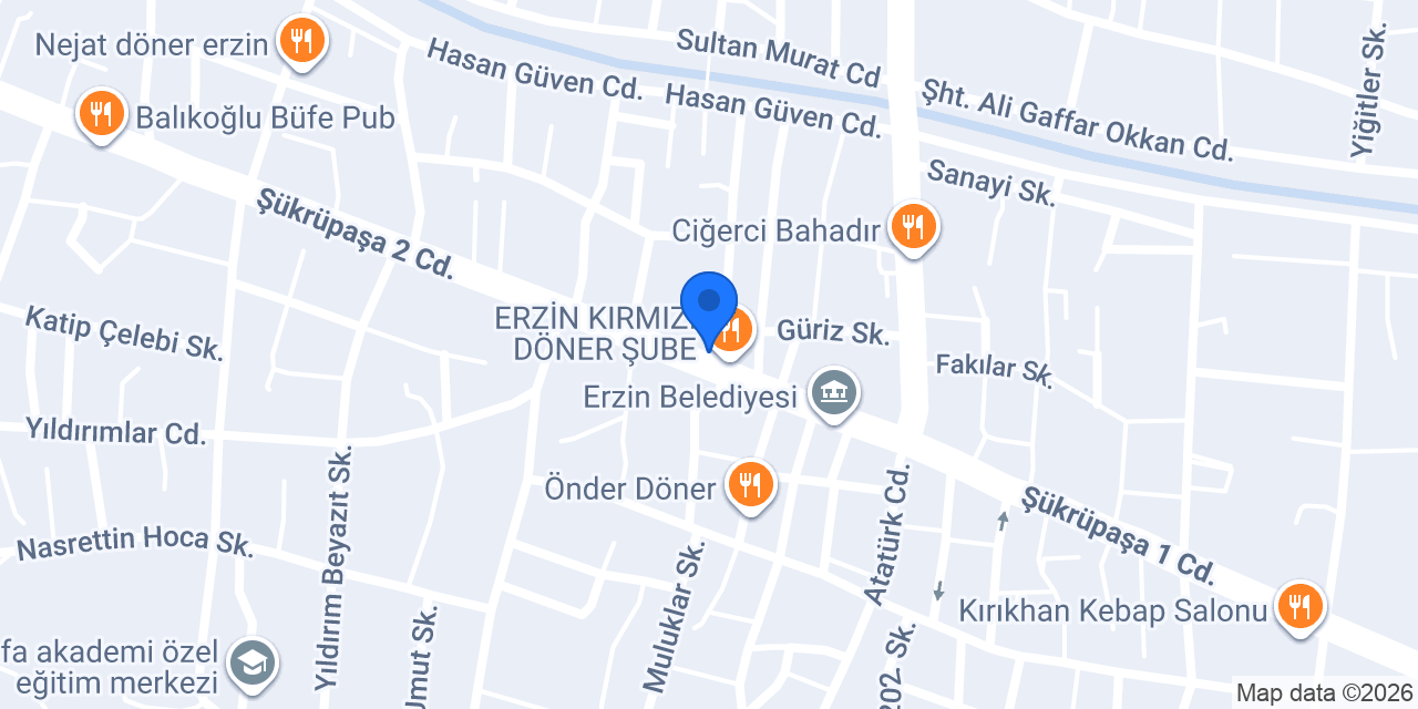 Erzin Otogar Csr Seyahat konumu