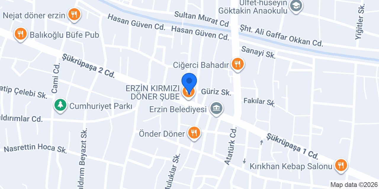 Erzin Amanos Pansiyon konumu
