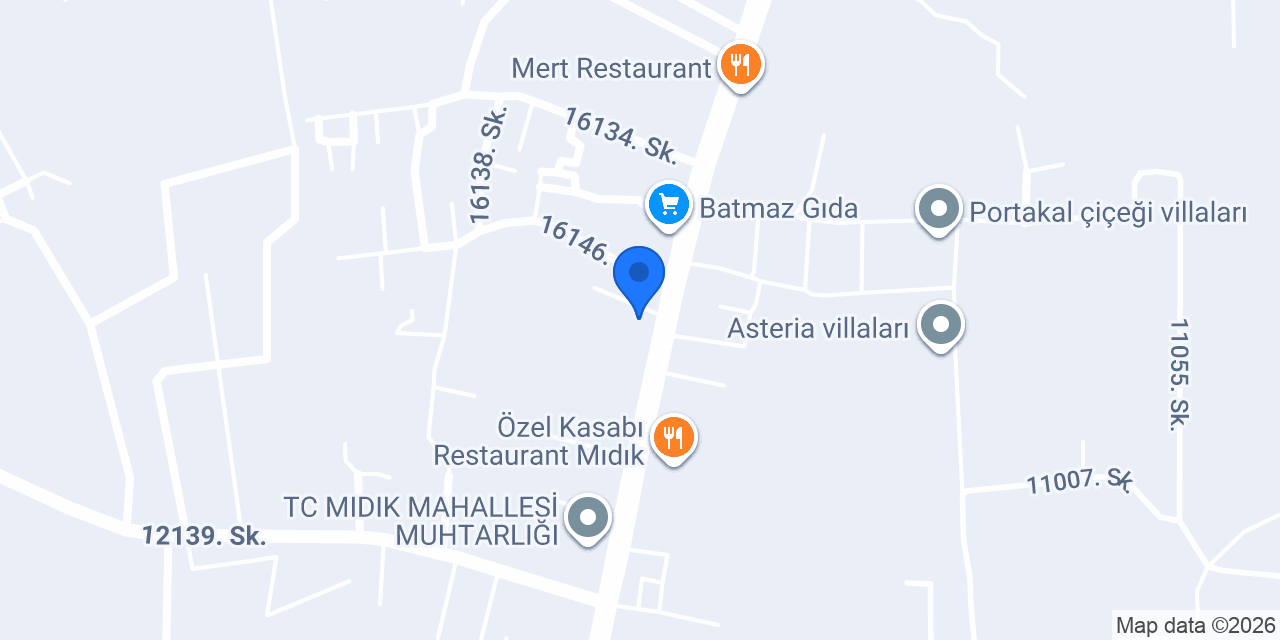 Duru Yapı Market konumu