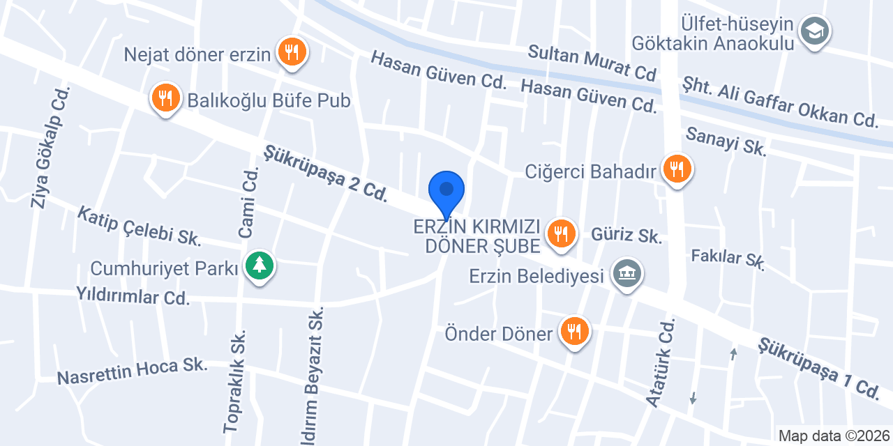 Erzin ferman çiçekçilik konumu