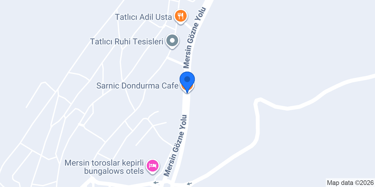 Sarnic Dondurma Cafe konumu