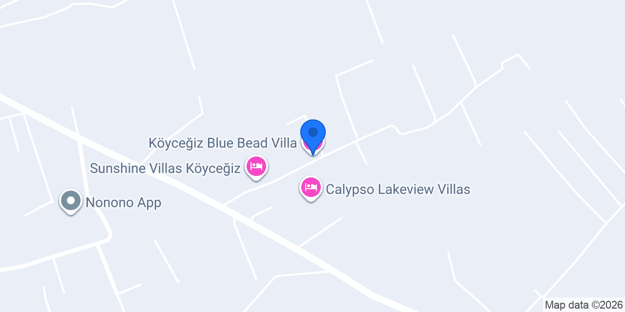 Köyceğiz Blue Bead Villa konumu