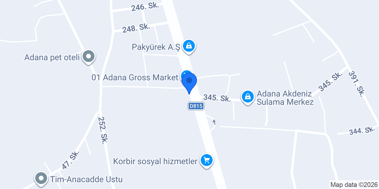 Toros Tel Çit Sistemleri konumu