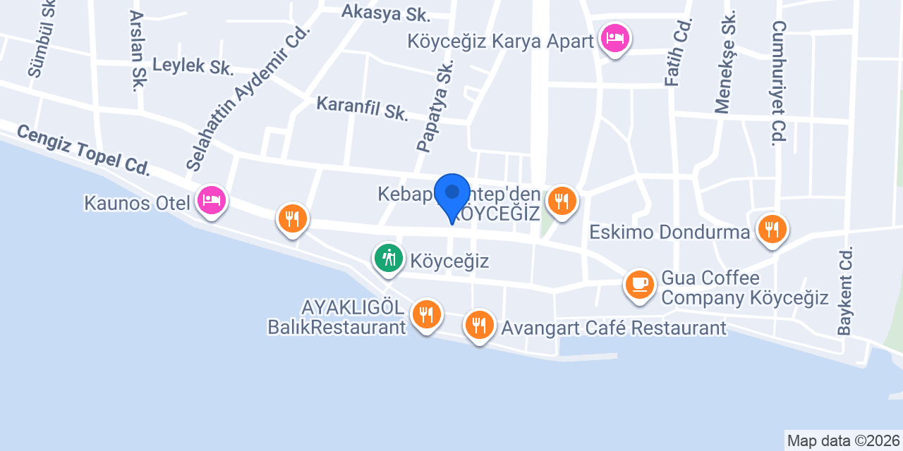 Köyceğiz - Uysal Berber konumu