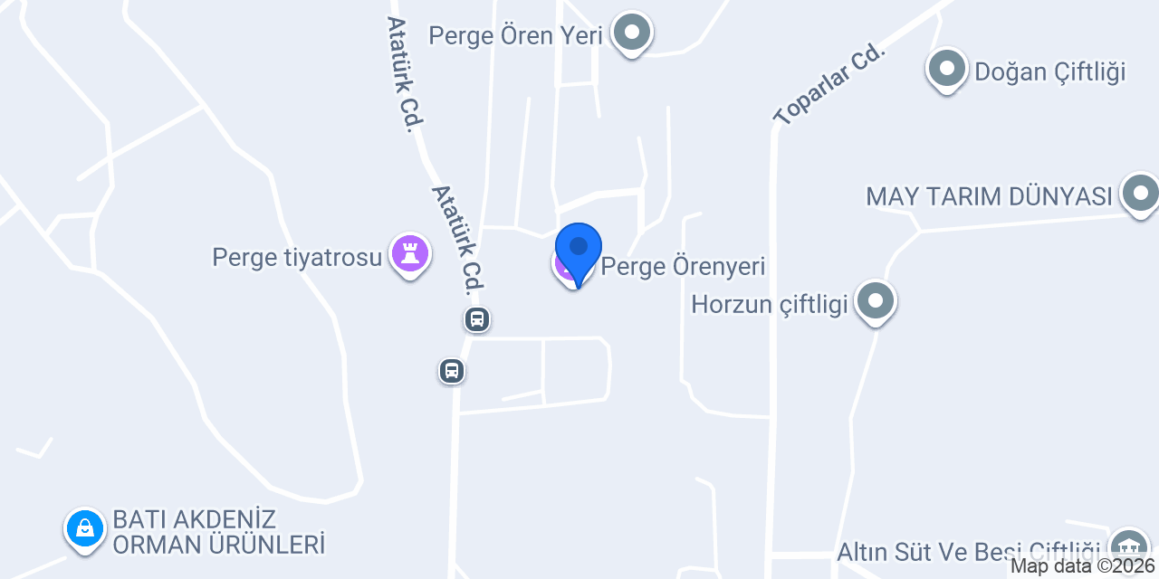 Perge Örenyeri konumu