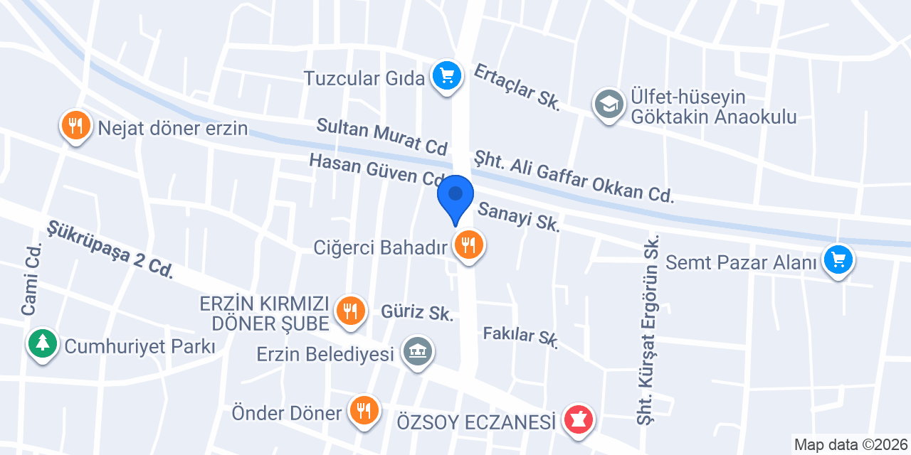 Aral Emlak konumu