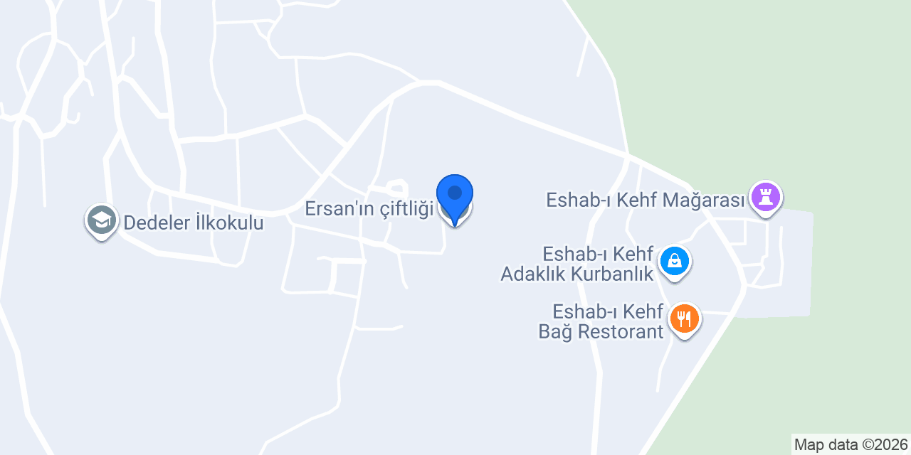 Ersan'ın çiftliği konumu