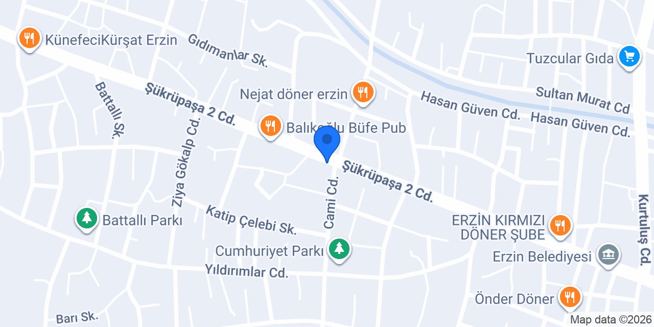 Turunç Tarım Limited Şirketi Erzin konumu