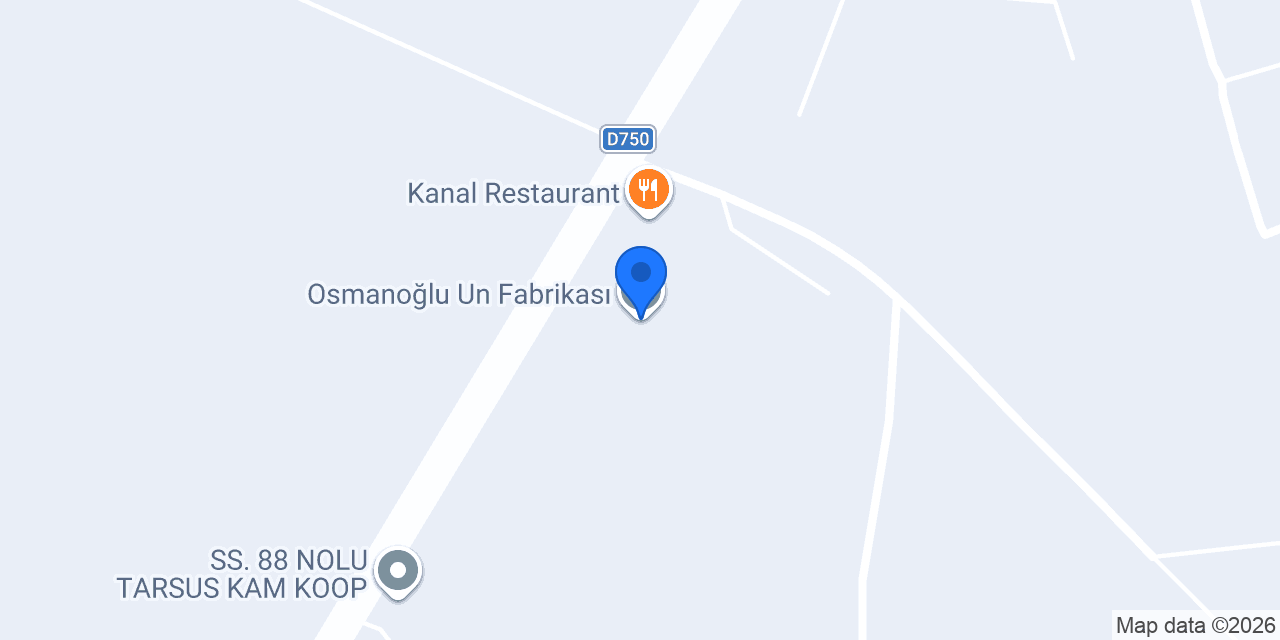 Osmanoğlu Un Fabrikası konumu