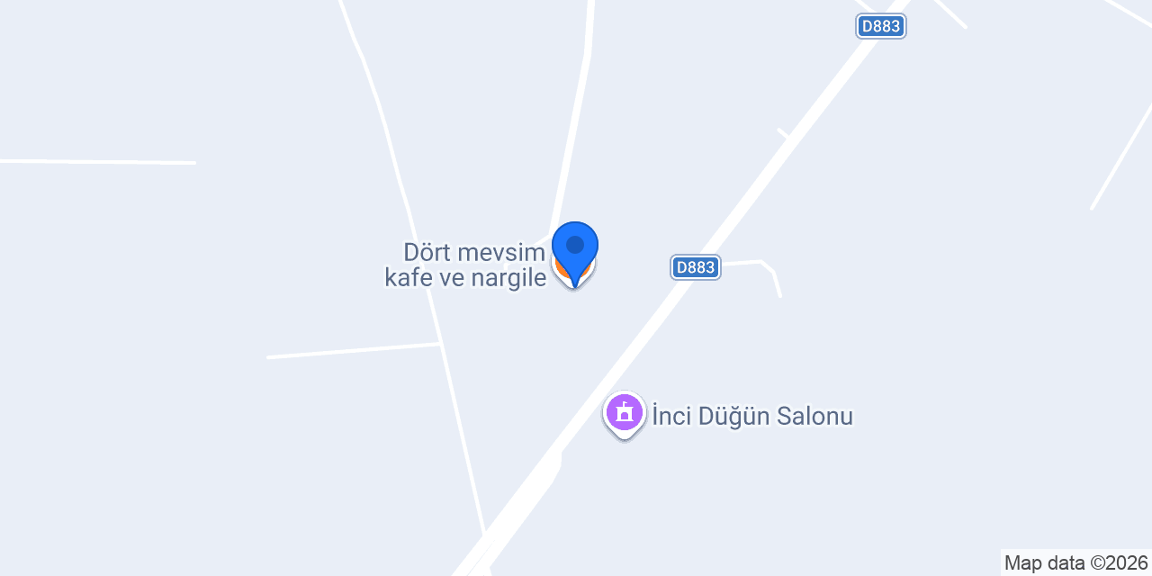 Dört mevsim kafe ve nargile konumu