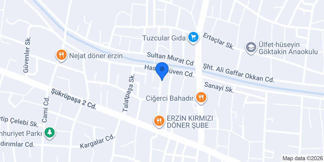 GÜRZ İNŞAAT YAPI DEKORASYON MALZEMELERİ NAKLİYE TİCARET konumu