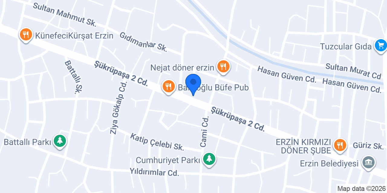 ERZİN SAĞLIK KABİNİ konumu