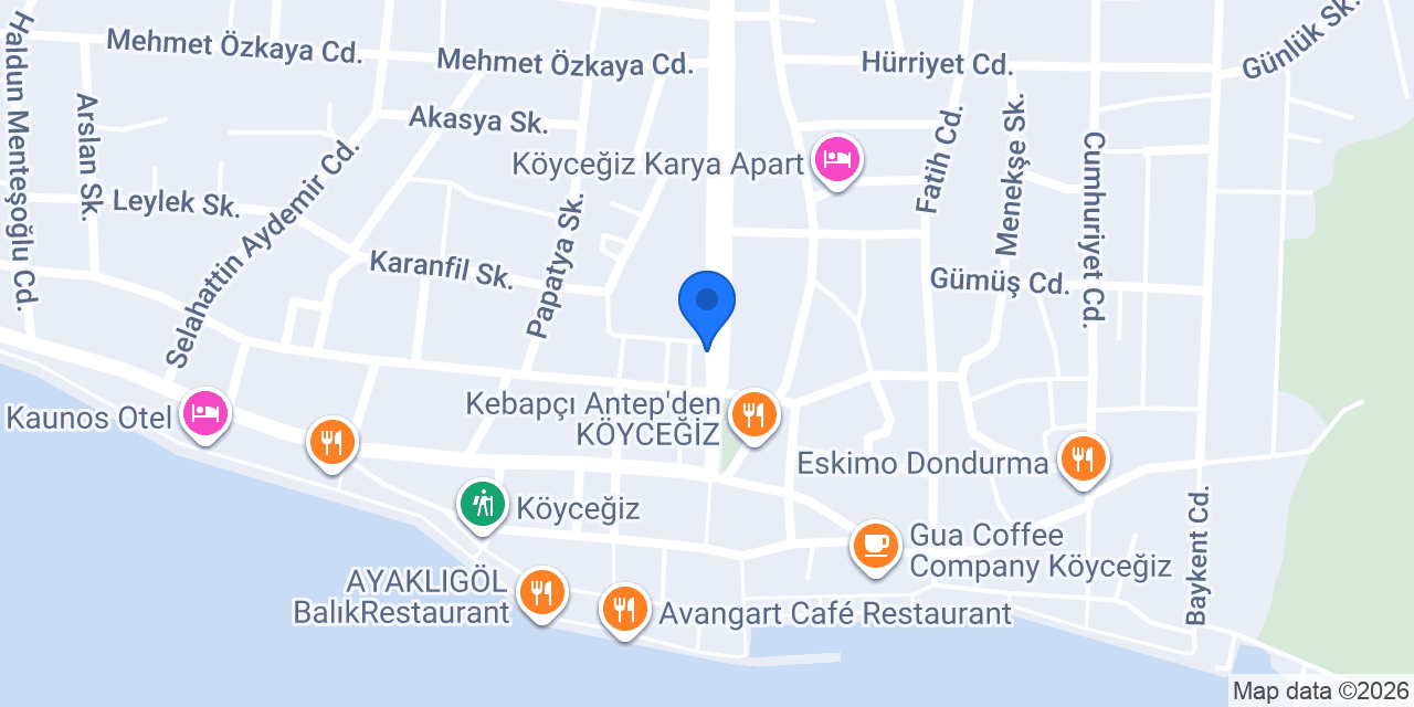 KÖYCEĞİZ MEDİKAL konumu