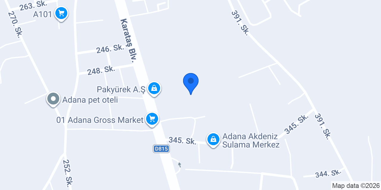 Pakyürek A.Ş. konumu