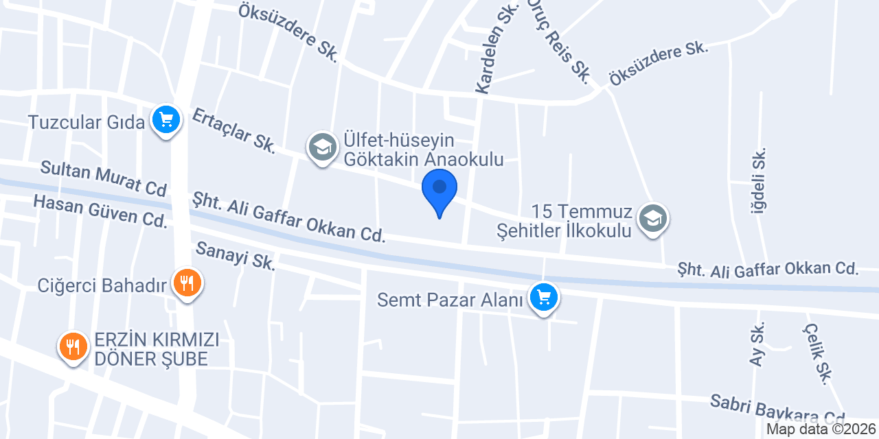 Ertaçlar Parkı konumu