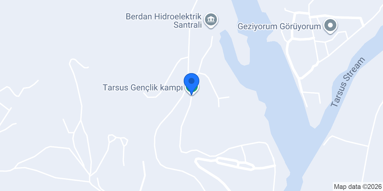 Tarsus Gençlik kampı konumu