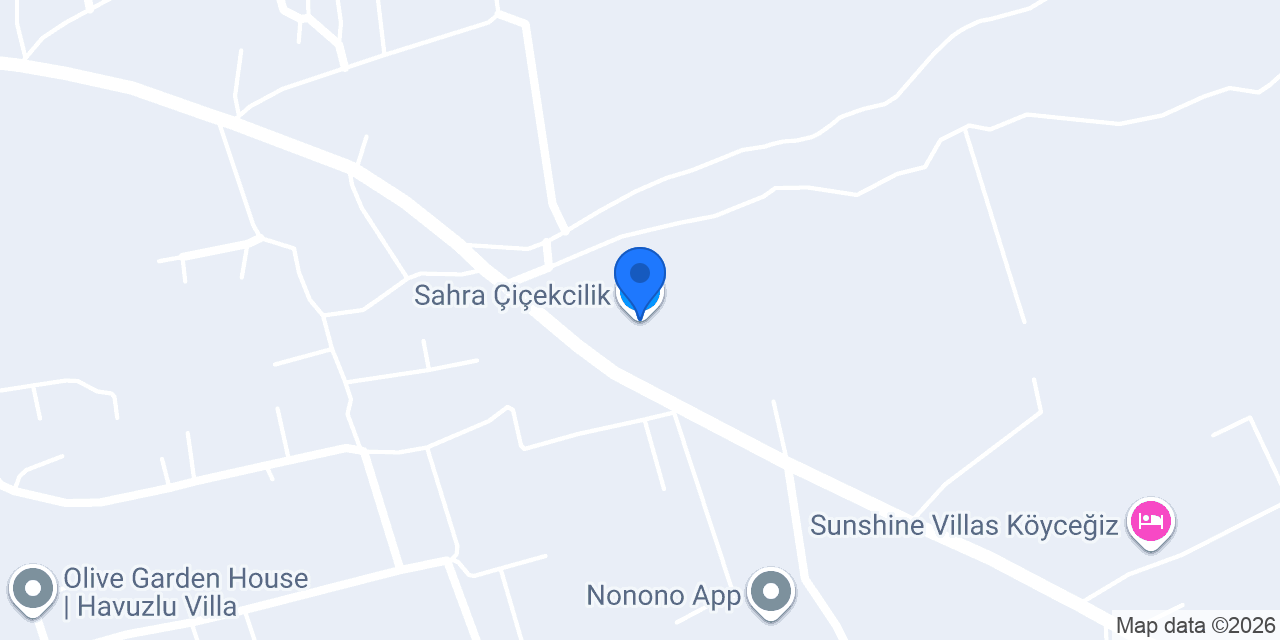 Sahra Çiçekcilik konumu