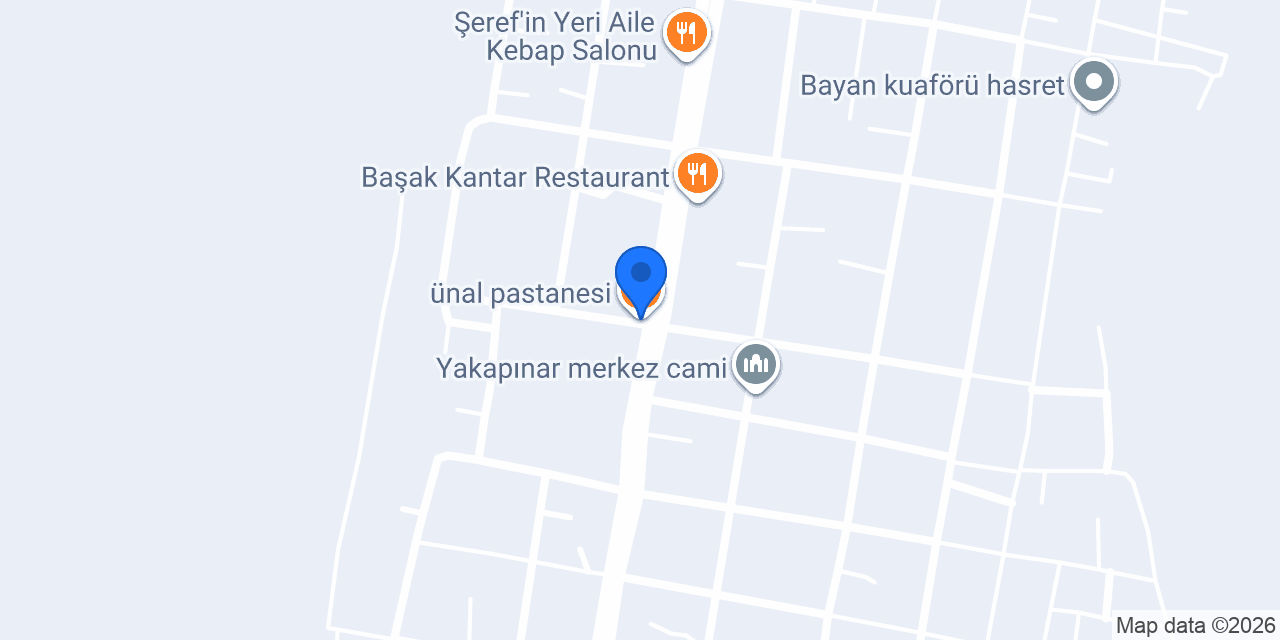 ünal pastanesi konumu