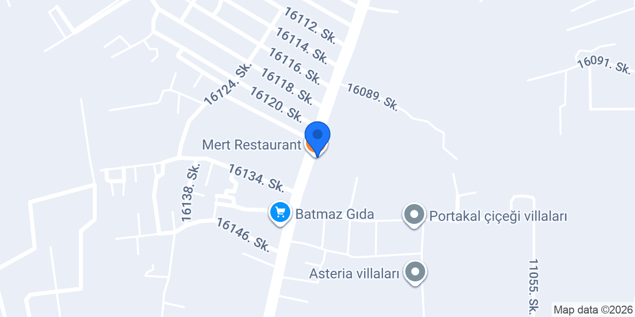 Mert Restaurant konumu