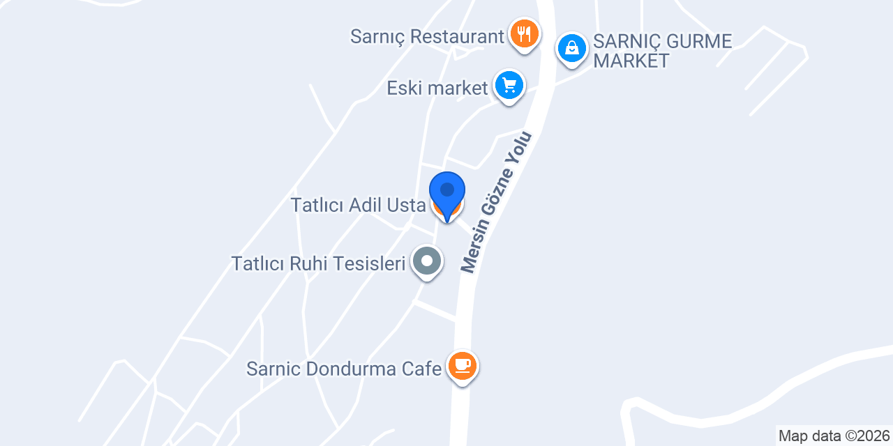 Tatlıcı Adil Usta konumu