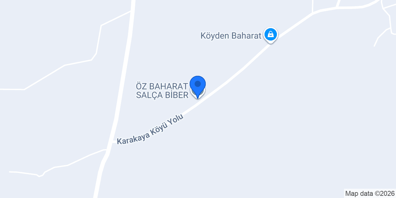 ÖZ BAHARAT SALÇA BİBER konumu