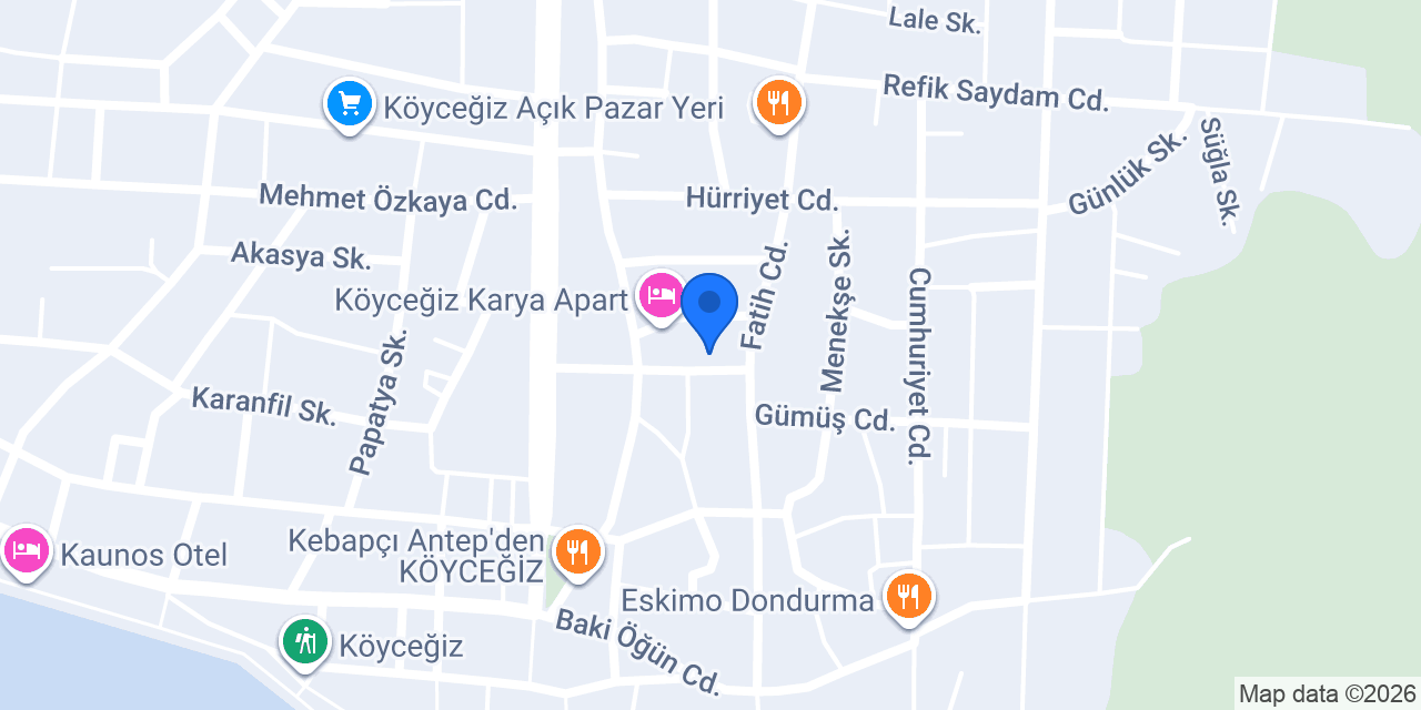 Köyceğiz Erkek Öğrenci Yurdu konumu