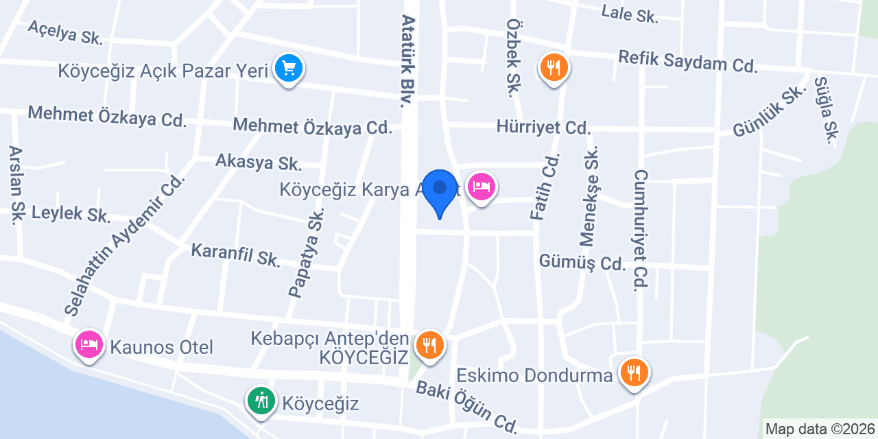 ERMET HOMES KÖYCEĞİZ konumu