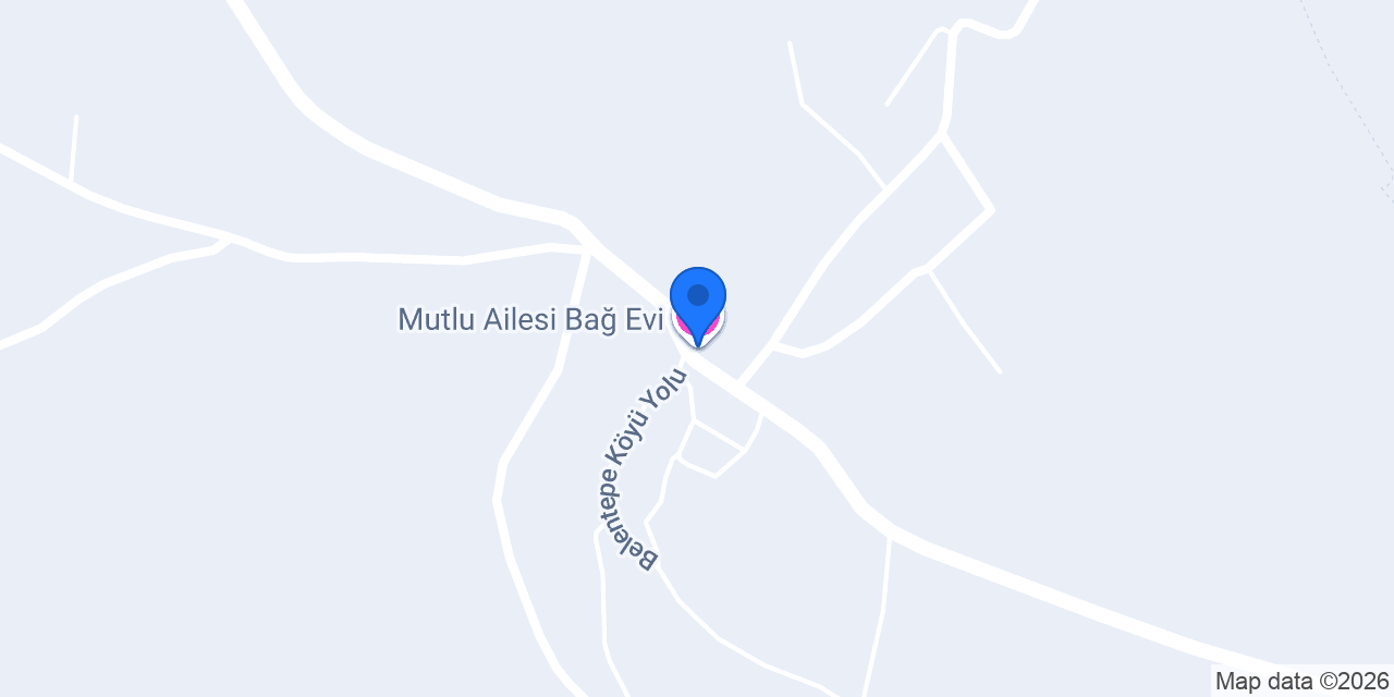 Mutlu Ailesi Bağ Evi konumu