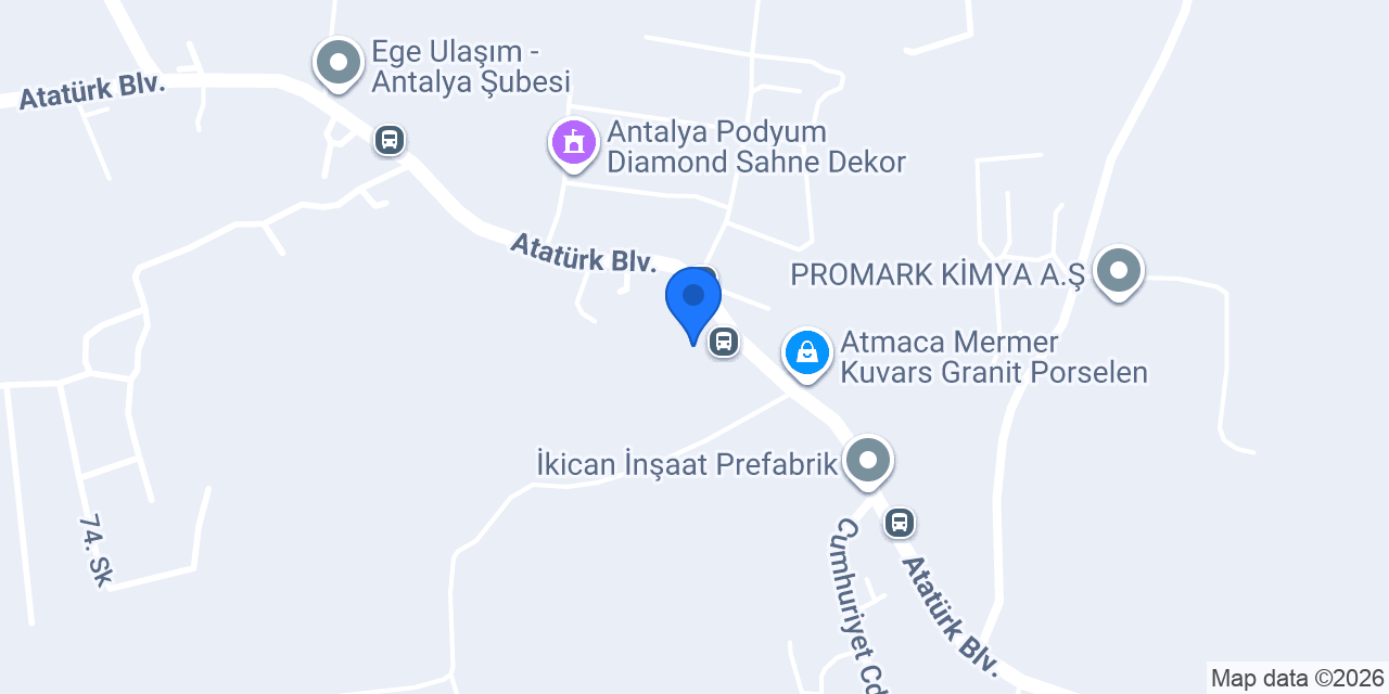Dekortek mobilya konumu