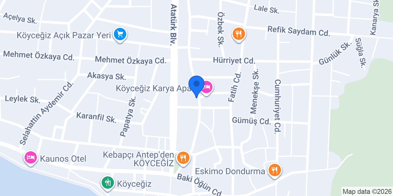 Birincioğlu Apart konumu