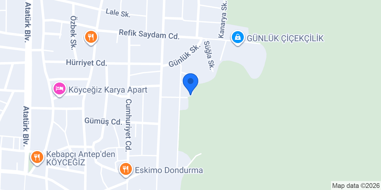 Sığla Villa konumu