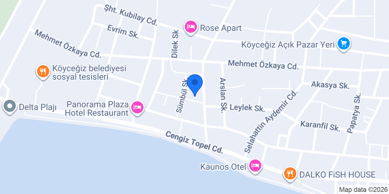 Köyceğiz Acar Evleri konumu