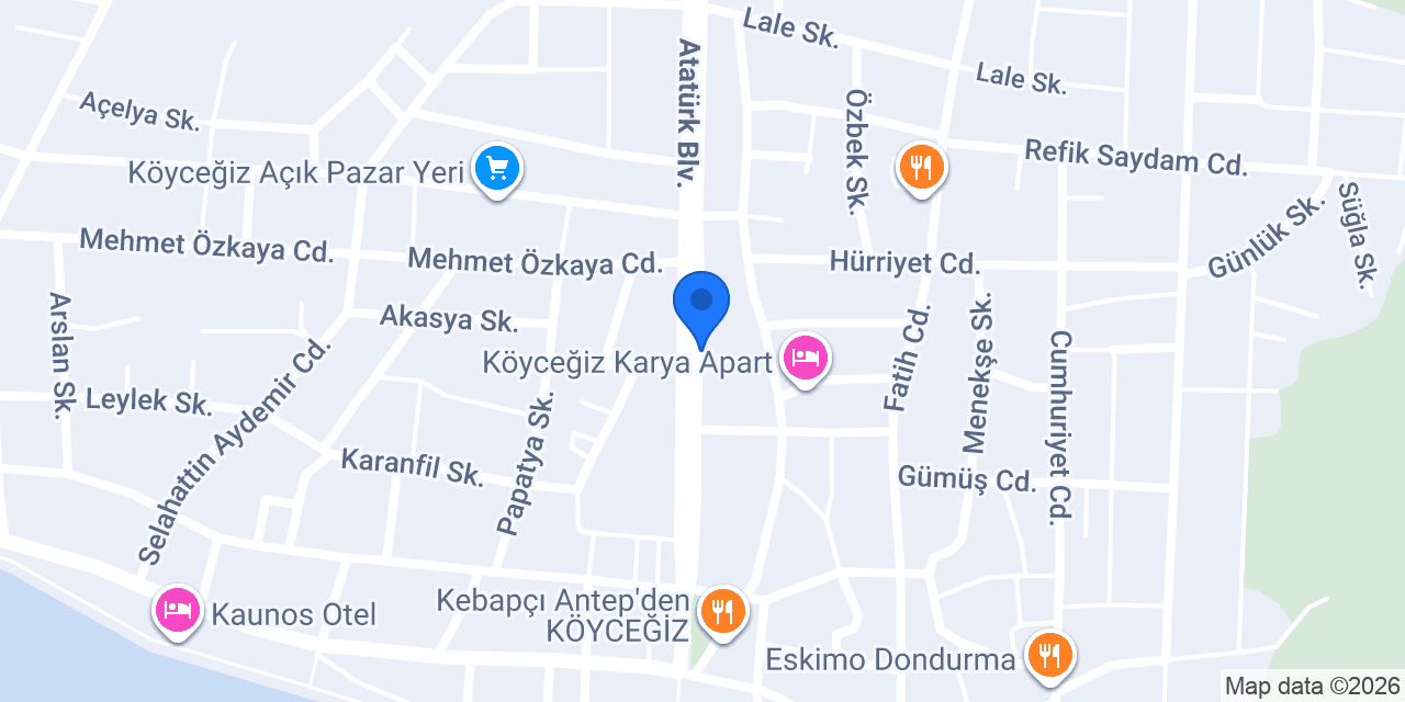 ÇINAR EMLAK konumu