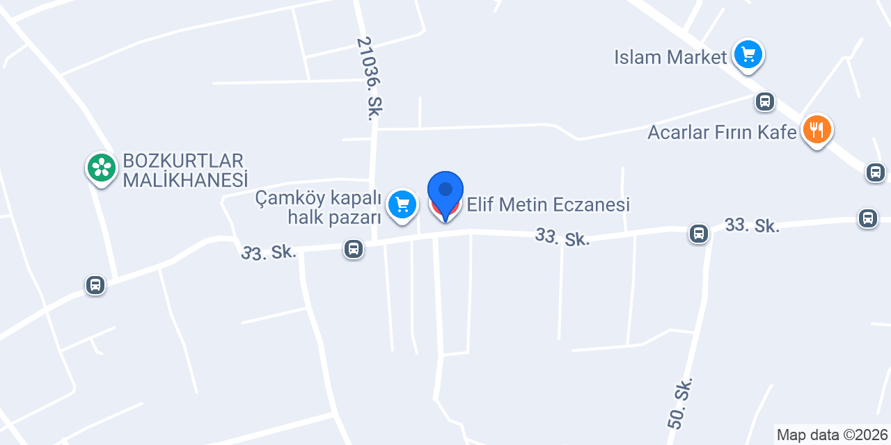 Elif Metin Eczanesi konumu