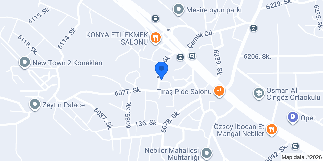 FM mobilya ve parke konumu