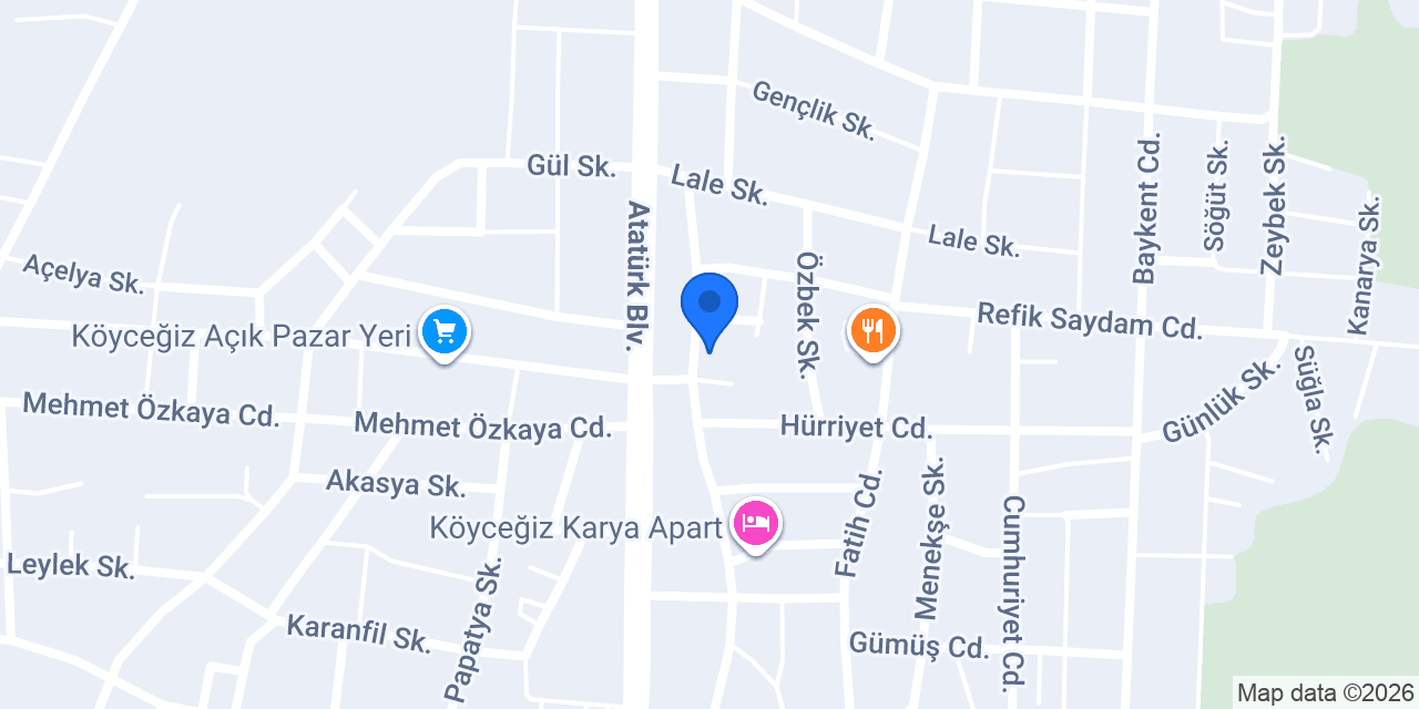 Gün Işığı Pansiyon Apart konumu