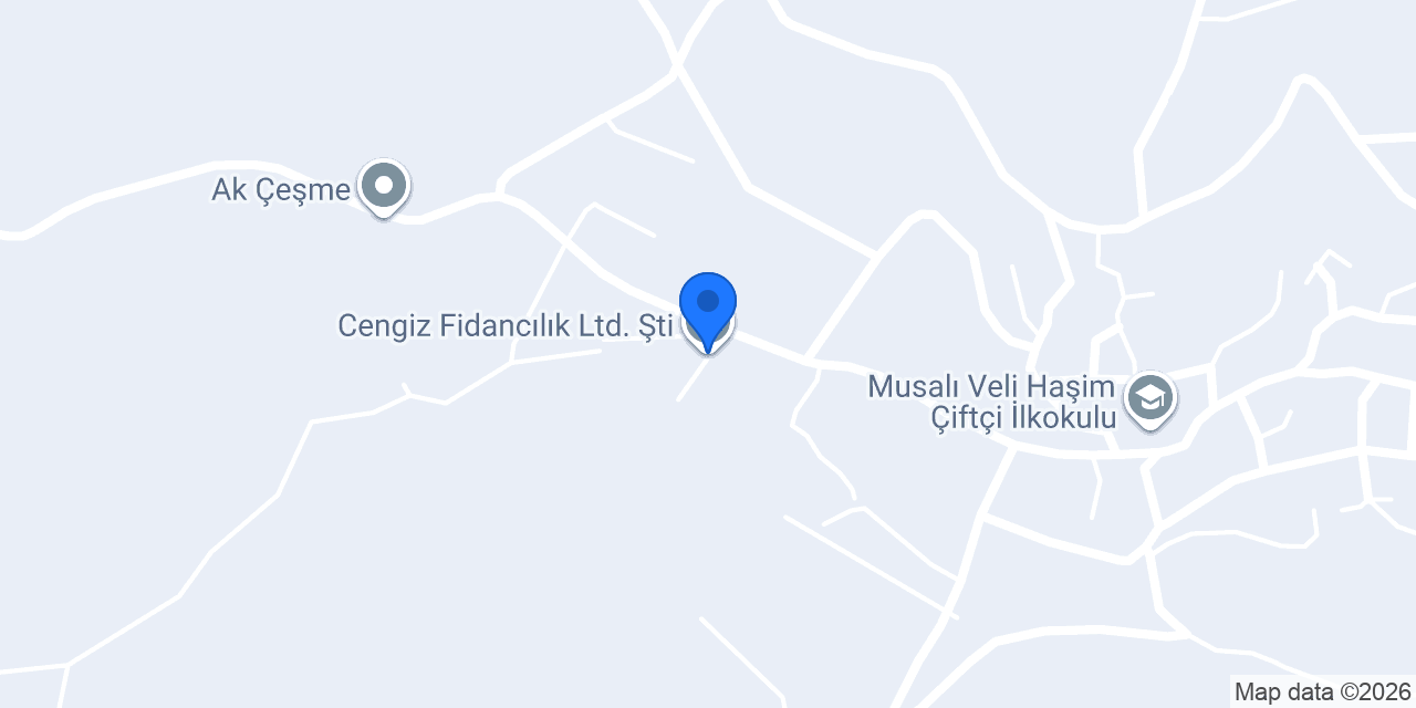 Cengiz Fidancılık Ltd. Şti. konumu