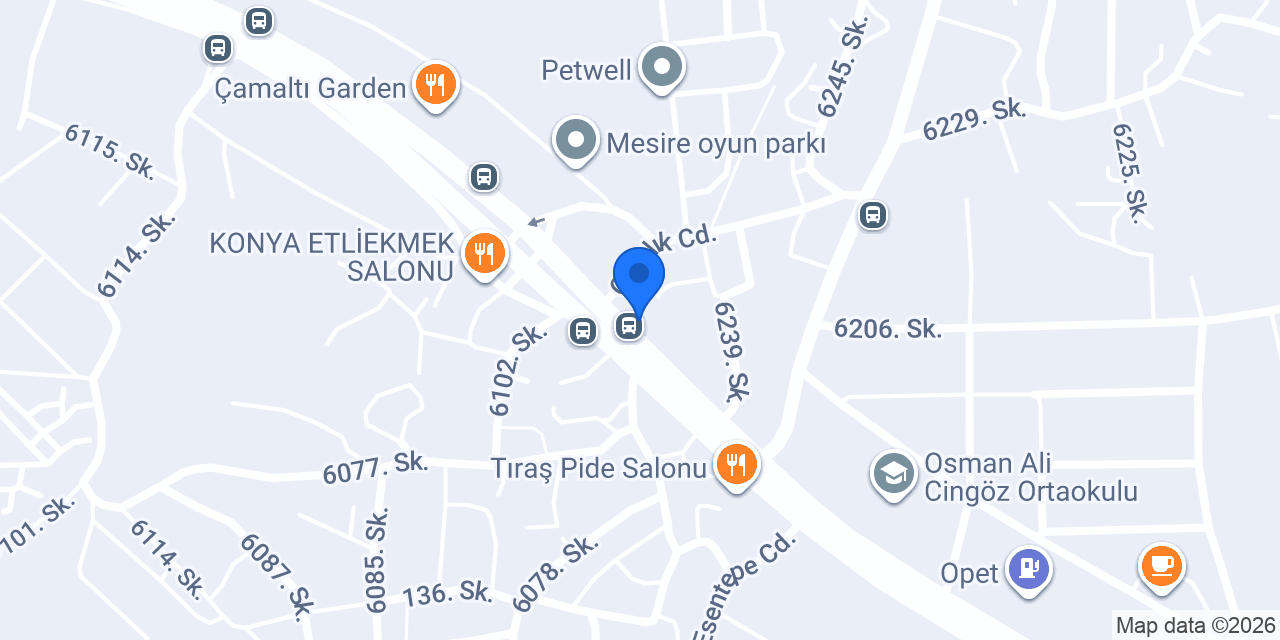 Düzlerçamı Ekmek Fırını konumu