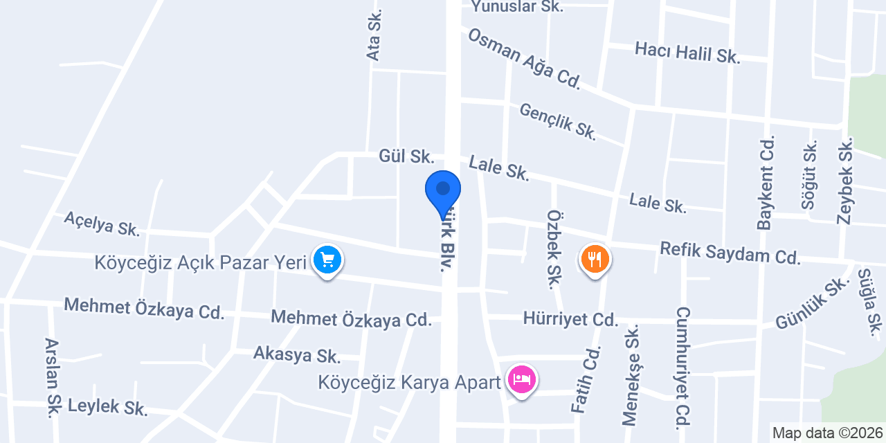 Destan Çiçekçilik konumu