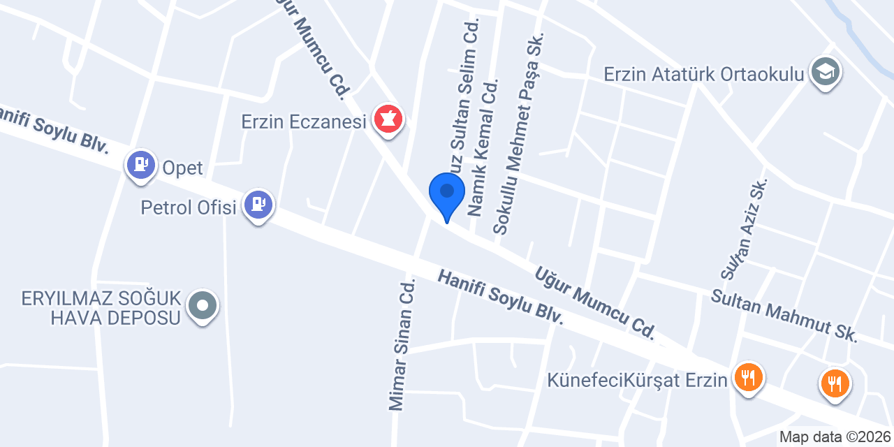 ERZİN PAKETLEME konumu