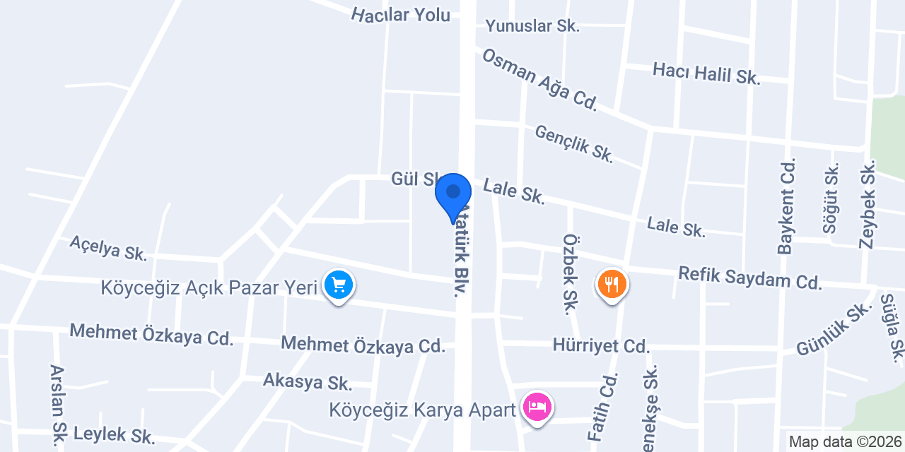 Özkayalar Group konumu